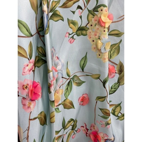 Sherri Hill Yellow and Floral Skirt Set - Picture 5 of 9